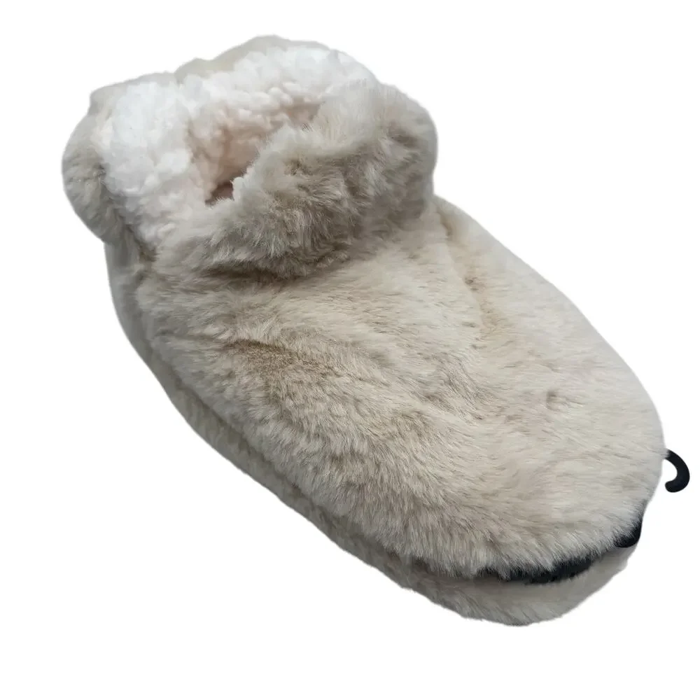 Northeast Outfitters Cozy Cabin Women's Faux Fur Booties Light Brown Size Small